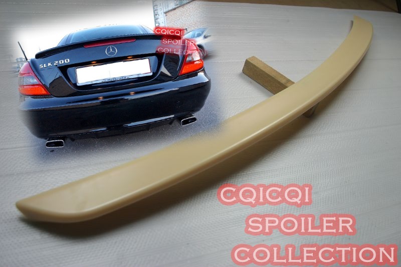 Carbon Fiber MERCEDES BENZ 04-10 R171 SLK AMG type trunk spoiler @US