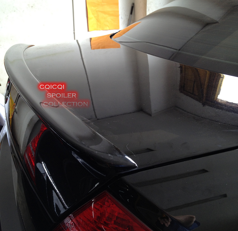 FIT For 03-09 Benz E-Class W211 AMG Trunk Spoiler Painted Obsidian Black #197