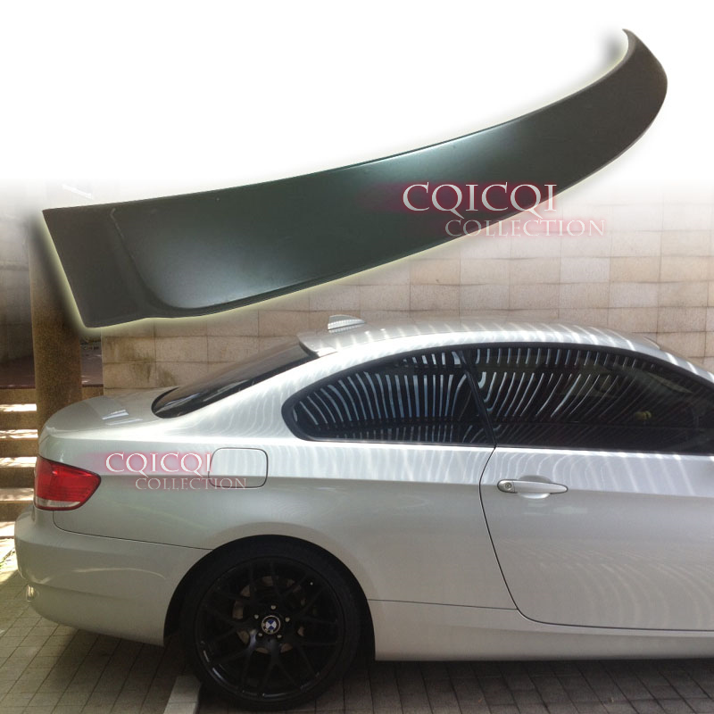 Fit 07-13 BMW E92 Coupe 3-Series Rear Trunk Spoiler Painted Black Sapphire #475