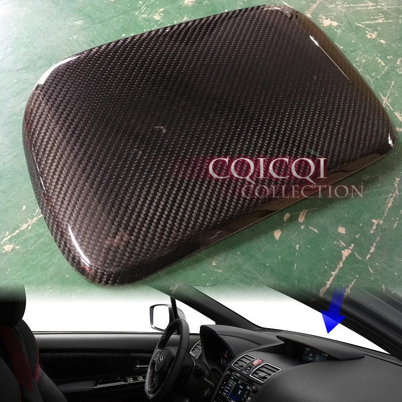 Details About Carbon Fiber Interior Dash Panel Console Hood Cover For 15 17 Subaru Wrx Sti