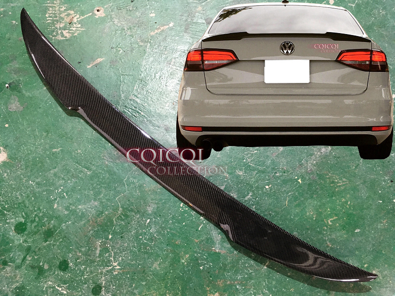Carbon Fiber VW 2011-2017 JETTA MK6 Sedan trunk spoiler S SE GLI TDI Sport ◎